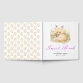 Livre D'or Spring Fox Baby Shower Guest Book (Complet)
