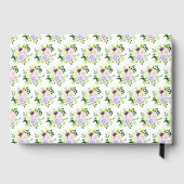 Livre D'or Spring Purple Flowers with Foliage (Verso)