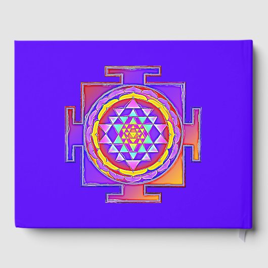Livre D'or Sri Yantra - Symbole hindouiste Design 1 (Verso)