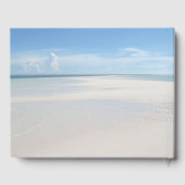 Livre D'or Summer Beach Wedding Ocean Guest Book (Verso)