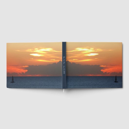 Livre D'or Sunset Clouds and Sailboat Seascape (Complet)