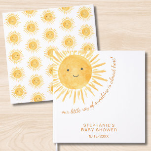 Livre D'or Sunshine Boho Sun Baby shower non sexiste