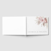 Livre D'or Superbe Mariage floral Blush (Complet)