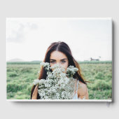 Livre D'or Superposition moderne | Photo de diplôme (Verso)