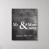 Livre d'or sur le Mariage de tableau noir personna (Recto)