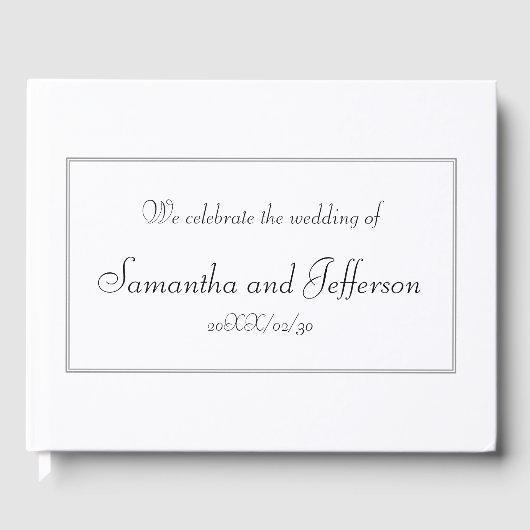 Livre d'or sur le mariage doux et respectueux (Recto)