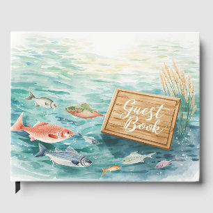 Livre d'or sur le thème de la pêche pour amateur d