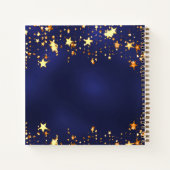 Livre d'or Sweet 16 étoiles bleu marine (Dos)