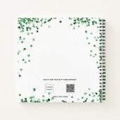 Livre d'or Sweet 16 robe vert émeraude (Dos)