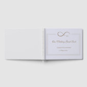 Livre D'or Symbole d'infini Mariage d'or gris Lilac (Complet)