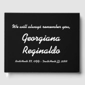 Livre d'or Sympathy simple et Customisé (Recto)