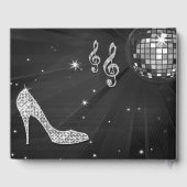 Livre D'or Talons étincelants Black Disco Ball Anniversaire (Verso)