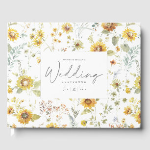 Livre D'or Tandem Bicycle Rustique Mariage d'aquarelle de tou