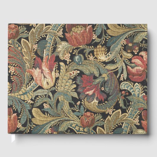 Livre D'or Tapisserie florale riche Brocade Damask (Recto)