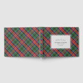 Livre D'or Tartan, Mariage Rustique Plaid (Complet)