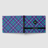 Livre D'or Tartan vert de mer, violet et bleu (Complet)