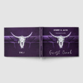 Livre D'or Taureau occidental Crâne pourpre foncé blanc rusti (Complet)