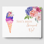 Livre D'or Tendance Elle a attrapé une douche de mariage de g (Verso)