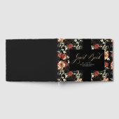 Livre D'or Terracotta Boho Floral Mariage noir (Complet)