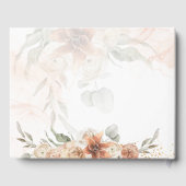 Livre D'or Terracotta Pampas Grass BOHO Mariage (Verso)