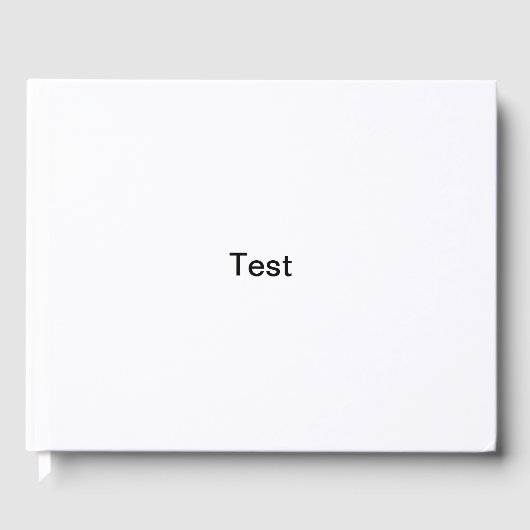 Livre D'or Testbook (Recto)