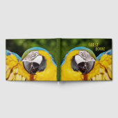Livre D'or Tête d'un Macaw bleu et jaune (Complet)