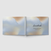 Livre D'or Texture bleue et or (Complet)