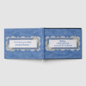 Livre D'or Texture de Denim Perles d'ivoire et dentelle (Complet)