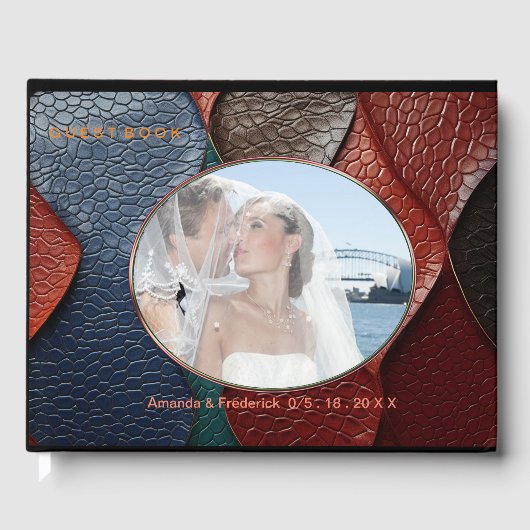 Livre D'or Texture en cuir artistique (Recto)