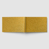 Livre d'or texture or élégant 9" x 6" (Complet)