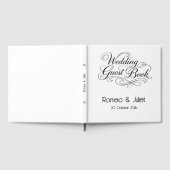 Livre D'or The Flourished Script Wedding Guest Book (Complet)