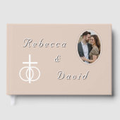 Livre D'or The Refined Catholic Wedding Guest Book (Recto)