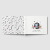 Livre D'or Théière Florale Roses Joyeuses Mignonnes Réception (Complet)