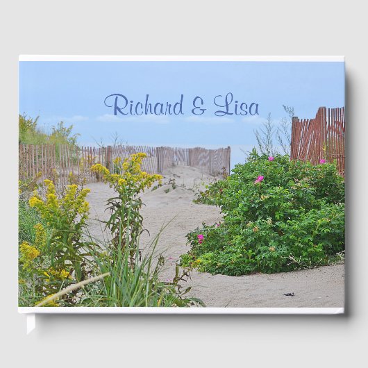 Livre D'or Thème de bord de mer (Recto)