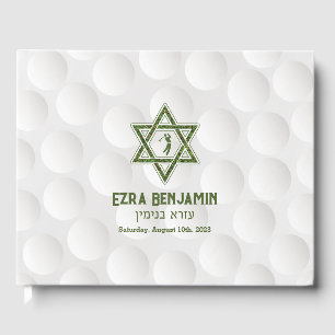 Livre D'or Thème de golf Golf Bar Mitzvah