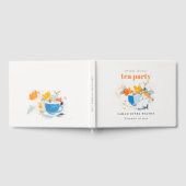 Livre D'or Thème floral moderne pour la fête de la mariée ave (Complet)