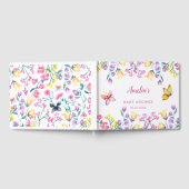 Livre D'or Thème papillon Printemps Baby shower de jardin fle (Complet)