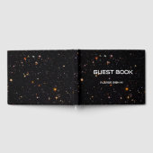 Livre D'or Thème scientifique avec photo spatiale profonde (Complet)