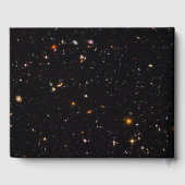 Livre D'or Thème scientifique avec photo spatiale profonde (Verso)