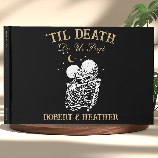 Livre D'or Til Death Skeleton Goth Romantique Dark Cool Maria