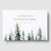 Livre D'or Timber Grove Evergreen Forest Wedding (Recto)