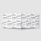 Livre D'or Toile Chattanooga Mariage noir et blanc (Complet)
