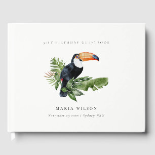 Livre D'or Toucan de la Forêt Tropicale Humide Anniversaire T
