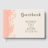 Livre D'or Tourbillon Floral de Pêche Élégant (Recto)