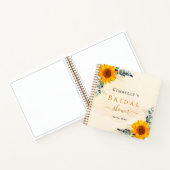 Livre d'or tournesol eucalyptus nuptiale douche (Intérieur)