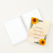 Livre d'or tournesol eucalyptus nuptiale douche (Intérieur)