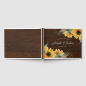 Livre D'or Tournesol rustique Mariage à thème (Complet)