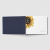 Livre D'or Tournesol rustique Mariage moderne (Complet)