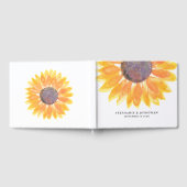 Livre D'or Tournesol rustique moderne (Complet)