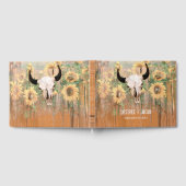 Livre D'or Tournesols rustiques crâne de taureau floral occid (Complet)